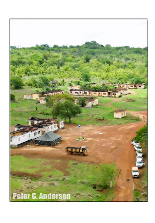 Roofless village in 2001, near the end of the war.